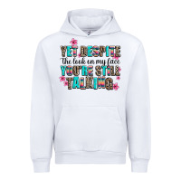 White yet despite the look on my face you are still talk Urban Hoodie - AdoDesignShop