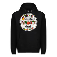 Black christmas  santas favourite Premium Hoodie - AdoDesignShop