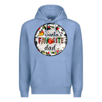 Colony Blue christmas  santas favourite Premium Hoodie - AdoDesignShop