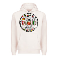 Pale Pink christmas  santas favourite Premium Hoodie - AdoDesignShop