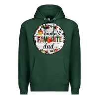 Sports Green christmas  santas favourite Premium Hoodie - AdoDesignShop