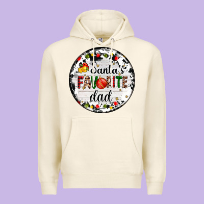 Christmas  Santas Favourite Premium Hoodie Designed By Adodesignshop