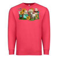 Cardinal Sheep coffee cups Premium Sweatshirt - texasbilliewilder