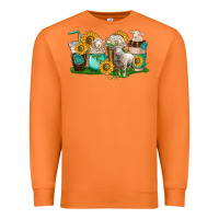 Carrot Sheep coffee cups Premium Sweatshirt - texasbilliewilder