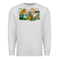 Dove Grey Sheep coffee cups Premium Sweatshirt - texasbilliewilder