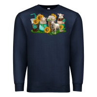 Navy Sheep coffee cups Premium Sweatshirt - texasbilliewilder