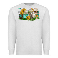 Sheep Coffee Cups Premium Sweatshirt | Teevron