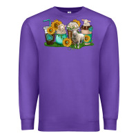 Purple Sheep coffee cups Premium Sweatshirt - texasbilliewilder