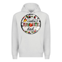 Dove Grey christmas  santas favourite Premium Hoodie - AdoDesignShop
