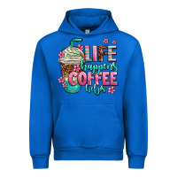 Cobalt life happens coffee  helps Urban Hoodie - AdoDesignShop