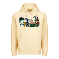 Pina Colada hunter green hockey coffee cups Premium Hoodie - AdoDesignShop