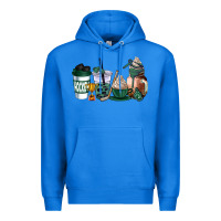 True Royal hunter green hockey coffee cups Premium Hoodie - AdoDesignShop