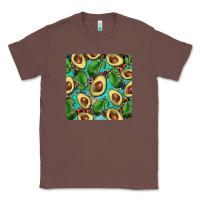 Chestnut avacado with turquoise and leopard background mug coaster Classic Tee - BarkalooDesign