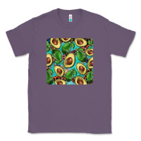Lavender avacado with turquoise and leopard background mug coaster Classic Tee - BarkalooDesign