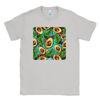 Moon Dust avacado with turquoise and leopard background mug coaster Classic Tee - BarkalooDesign