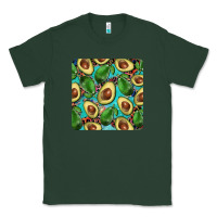 Sports Green avacado with turquoise and leopard background mug coaster Classic Tee - BarkalooDesign