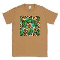 Toasted Coconut avacado with turquoise and leopard background mug coaster Classic Tee - BarkalooDesign
