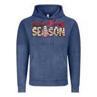 Vintage Denim tis the season with christmas cake Vintage Hoodie - AdoDesignShop
