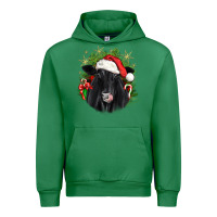 Emerald christmas black angus Urban Hoodie - JahusDesignShop