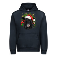 Navy christmas black angus Urban Hoodie - JahusDesignShop