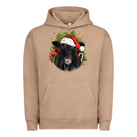 Pigment Burro christmas black angus Urban Hoodie - JahusDesignShop