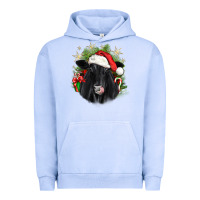 Pigment Grape Ice christmas black angus Urban Hoodie - JahusDesignShop