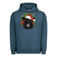Pigment Midnight Navy christmas black angus Urban Hoodie - JahusDesignShop