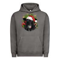 Pigment Tornado christmas black angus Urban Hoodie - JahusDesignShop