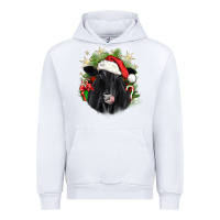 White christmas black angus Urban Hoodie - JahusDesignShop