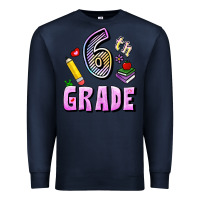 Navy Sixth Grade Premium Sweatshirt - RanaPortraitStore