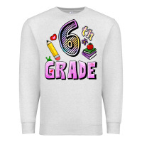 Oatmeal Heather Sixth Grade Premium Sweatshirt - RanaPortraitStore