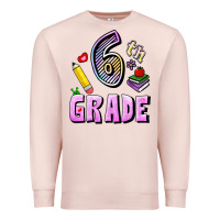 Pale Pink Sixth Grade Premium Sweatshirt - RanaPortraitStore