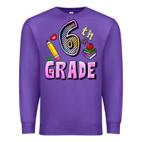 Purple Sixth Grade Premium Sweatshirt - RanaPortraitStore
