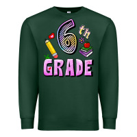 Sports Green Sixth Grade Premium Sweatshirt - RanaPortraitStore