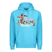 Ocean Blue she is strong proverbs 31 25 Premium Hoodie - JahusDesignShop