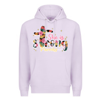 Lilac she is strong proverbs 31 25 Premium Hoodie - JahusDesignShop