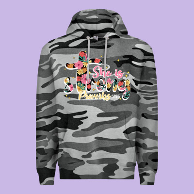She Is Strong Proverbs 31 25 Premium Hoodie Designed By Jahusdesignshop