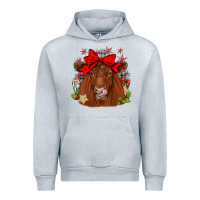 Heather Grey christmas red angus Urban Hoodie - JahusDesignShop