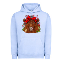 Pigment Grape Ice christmas red angus Urban Hoodie - JahusDesignShop
