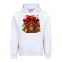 White christmas red angus Urban Hoodie - JahusDesignShop