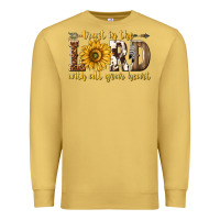 Antique Gold Trust in the lord with all your heart Premium Sweatshirt - texasbilliewilder