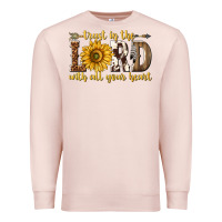Pale Pink Trust in the lord with all your heart Premium Sweatshirt - texasbilliewilder