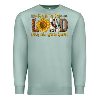 Seafoam Trust in the lord with all your heart Premium Sweatshirt - texasbilliewilder
