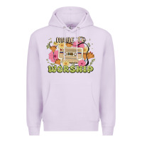 Lilac made to worship Premium Hoodie - JahusDesignShop