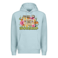 Blue Mist made to worship Premium Hoodie - JahusDesignShop