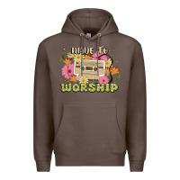 Coffee made to worship Premium Hoodie - JahusDesignShop