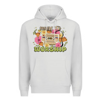 Dove Grey made to worship Premium Hoodie - JahusDesignShop