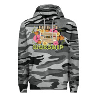 Slate Camo made to worship Premium Hoodie - JahusDesignShop
