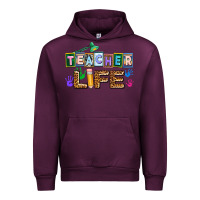 Mauve Wine teacher life Urban Hoodie - AdoDesignShop