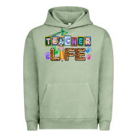 Pigment Oil Green teacher life Urban Hoodie - AdoDesignShop